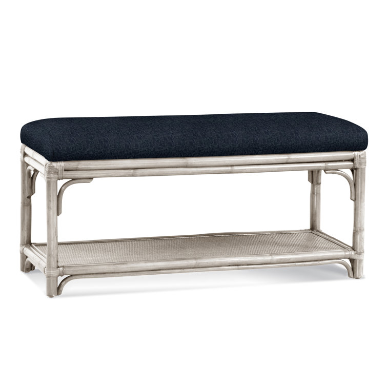 Banc de rangement en osier Summer Retreat