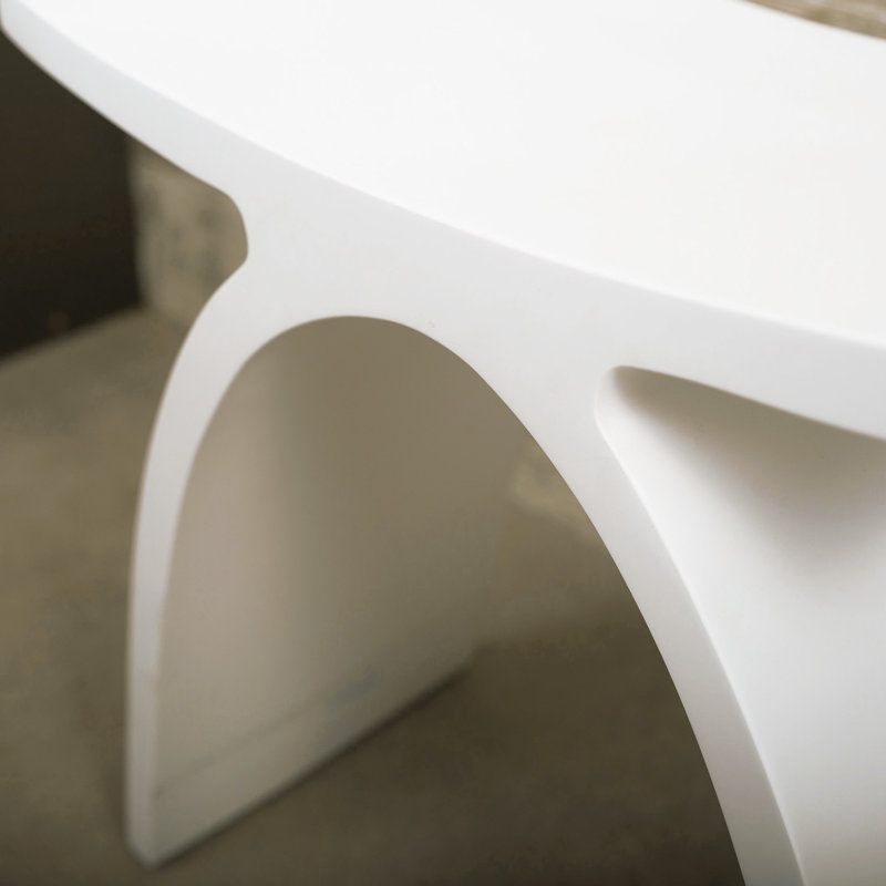 DAX Solid Surface Shower Stool