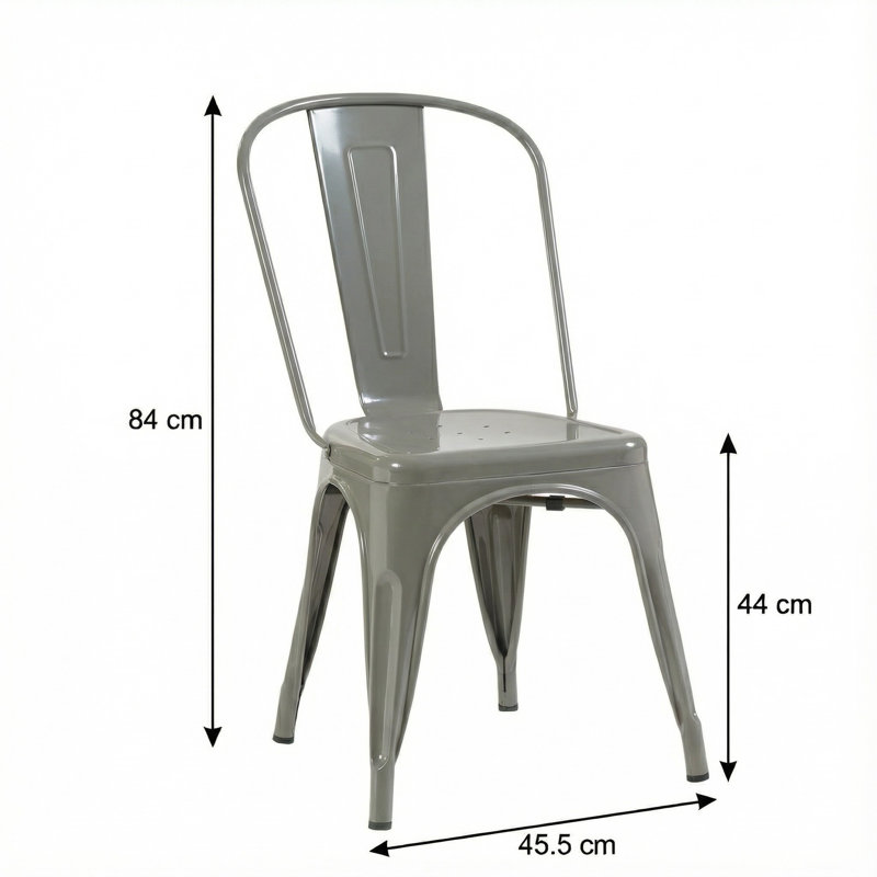 Side Chair, Silver