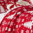 Greenland Home Fashions Peppermint Party 2-Piece Twin Size Red Coverlet Set, 68x88 Inch-106871645-100247442