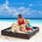 Outsunny Plastic Round Sandbox with Cover-92915177