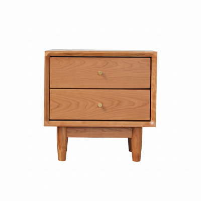 Table de chevet en bois de cerisier Design moderne et élégant pour les meubles de chevet