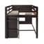 Lit mezzanine simple avec armoire et tablette-152071106