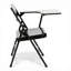 Chaise pliante en métal avec accoudoirs tablette Bernadine, paquet de 2