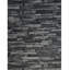 Papier peint gris anthracite noir moderne Rolls Faux Stone 3D