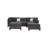 Abbondio 3-Piece Sectional Set W/ Ottoman-1525206599-1532692855