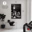New York Sneaker City, impressions sur toile noires et blanches par Notoriart-104454679-104454664
