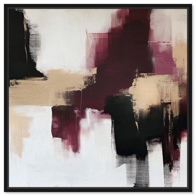 Art Remedy abstrait avec toile dorée