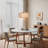 Dome Woven Rattan Pendant Light for Kitchen Island