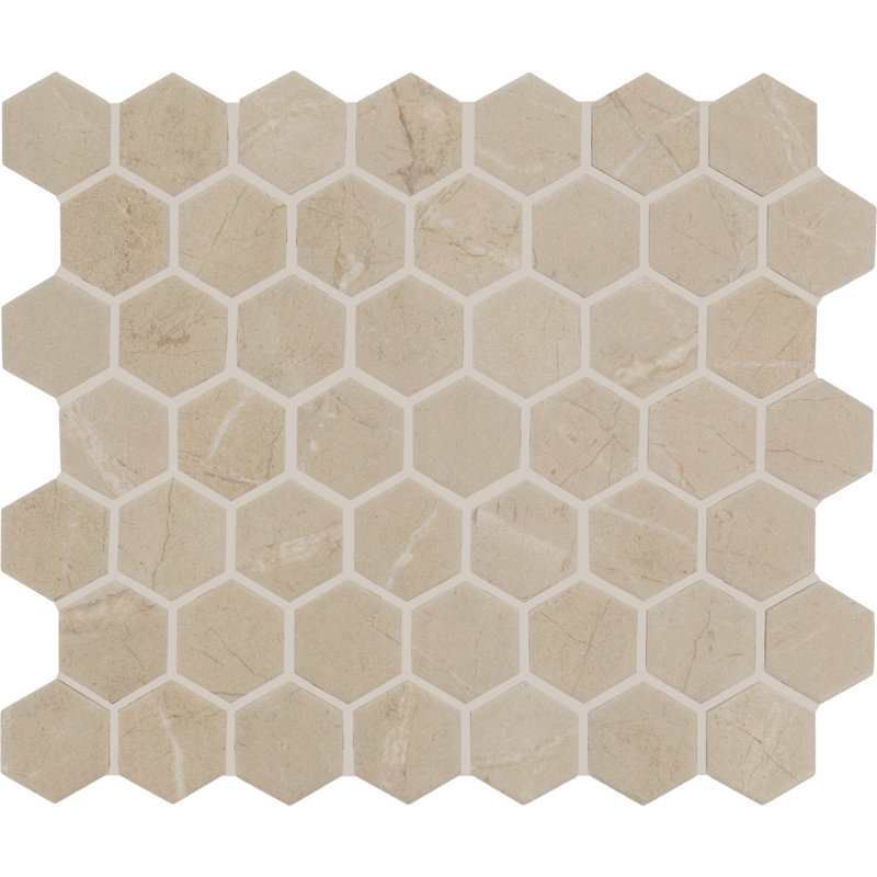 Mosaïque murale hexagonale en céramique émaillée 1,5 po Daltile Perpetuo (12 pièces par carton) (9,72 pieds carrés par carton)