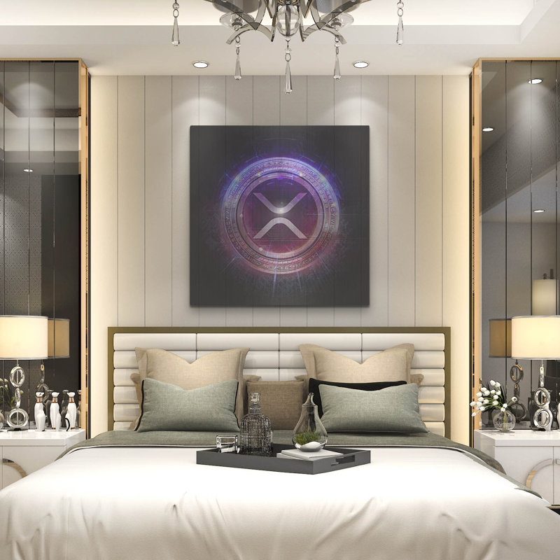 Luxe Metal Art 'Wagmi Xrp Crypto' By Epic Portfoli " Wagmi Xrp Crypto " by Valentyn Artemenko, 36" H x 36" W