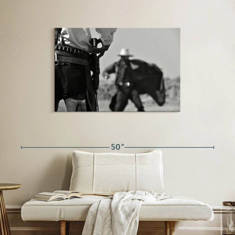Lelar Cowboy Duel, 26" H x 39" W