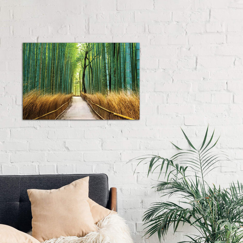 Arashiyama Ancient Bamboo Forest - Wrapped Canvas Print, 66.04 cm H x 45.72 cm W x 1.91 cm D
