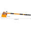 Adjustable Drywall Finishing Tool Plaster Box,With Extendable Handel,With 1PC Mudguard,For Plasterboard Wallboard Sheetrock