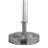 Royal Designs, Inc. 29.5" USB Port Crystal Column Table Lamps Set of 2, Brushed Nickel Finish, Linen White Hardback Shades-1801375171