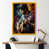 Impression dorée sur toile encadrée sélectionné