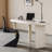 White Oval Solid Wood Desks-108511069
