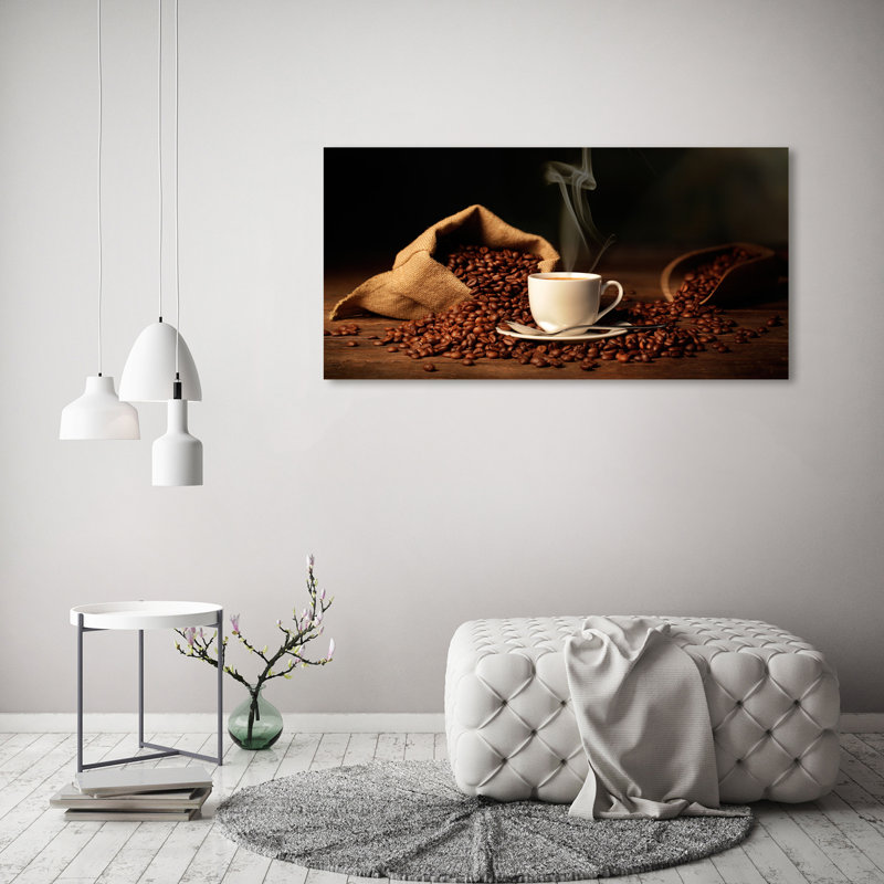 Coffee in a Cup 1 Piece Wrapped Canvas Wall Art