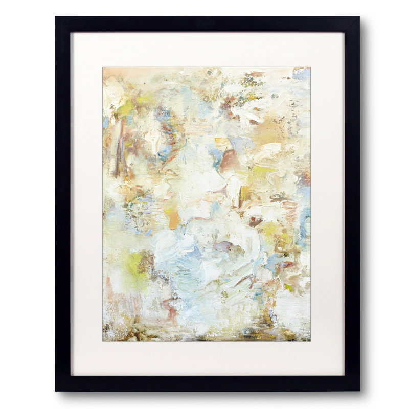 «349 Above Mt. Solaro» par Anne B. Schwartz - Peinture, H 21,25 po x l 17,25 po, Papier avec cadre noir