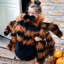  Plush Giant Tarantula Pillow - Black/Brown
