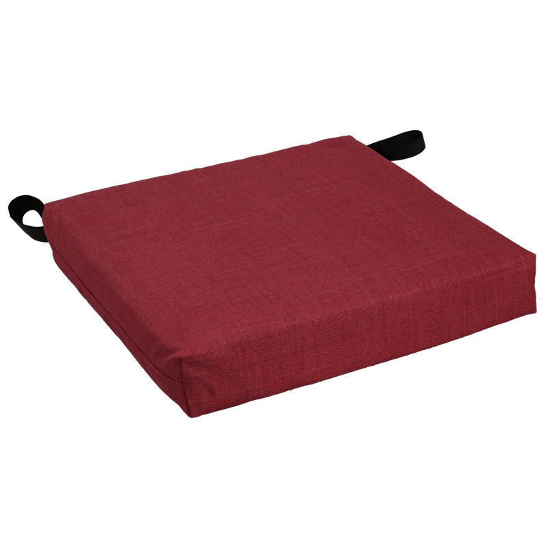 Outdoor 3'' Seat Cushion, Merlot