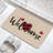 Plaid Heart Welcome Doormat, 24 x 36, for Front Door