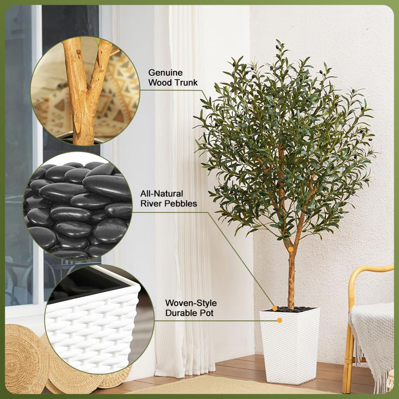 Artificial Olive Tree 6FT