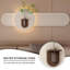 Décoration murale créative de style crème avec lumière DEL télécommandée-105153794-105153792