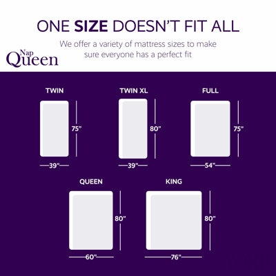 6 Inch Twin Xl Size Memory Foam Mattress