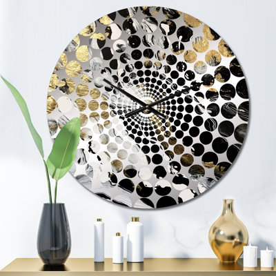 Pagnell - Horloge murale peinture abstraite