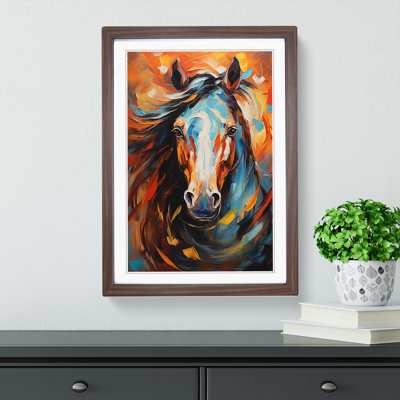 Horse Expressionism No.2 - Framed Print