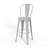30" Metal Bar Stool (Set Of 2) - White