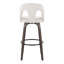 Ensemble de tabourets de bar pivotants contemporains avec repose-pieds - 2 pièces-646290564