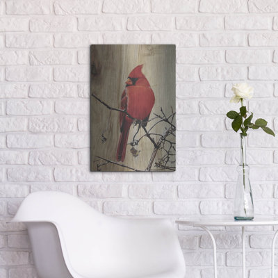 «Regal Cardinal» par Jim Brune, art mural en métal