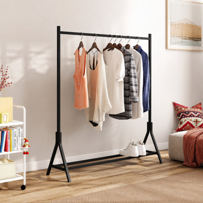 Porte-vêtements autoportant polyvalent pour la chambre à coucher, peu encombrant et élégant