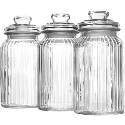 Glass Jar - Set of 3
