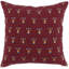 Monica Embroidered Cotton Throw Pillow