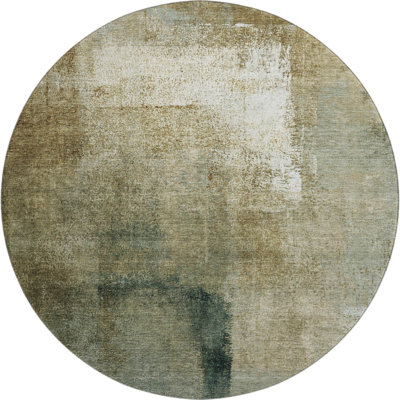 Premium Machine Washable Prisco Brown Rug