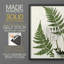 Impression encadrée Fern II - bois massif-112364923-112364922