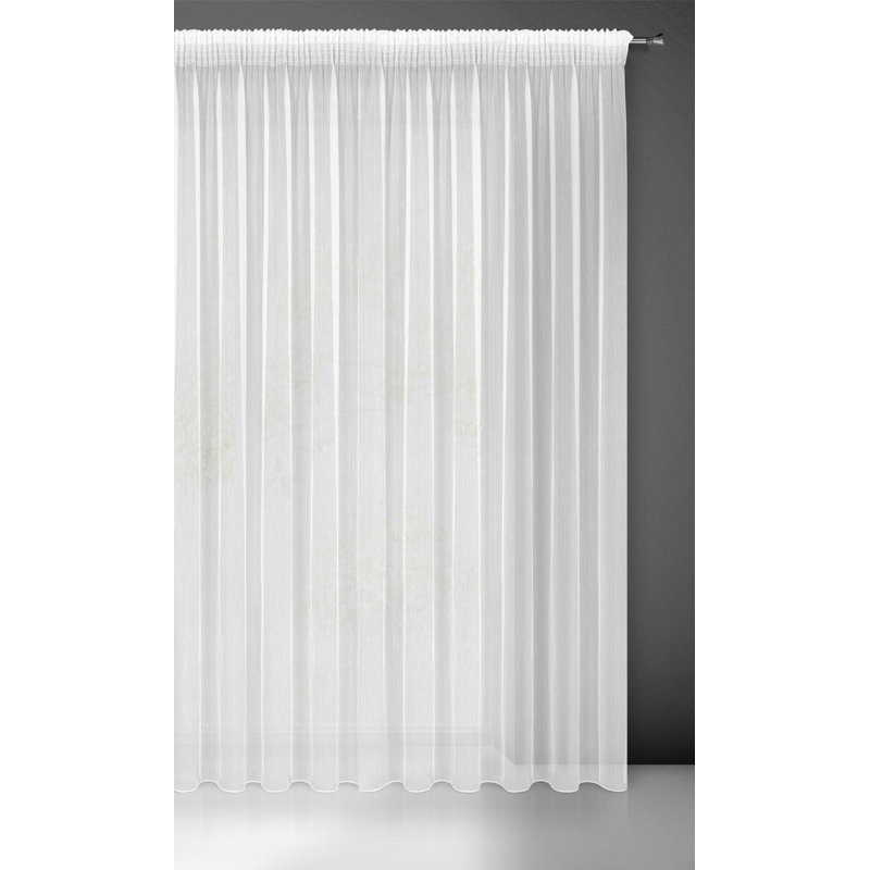 Kathlyne Sheer Curtain Single Panel, 270cm H x 350cm W