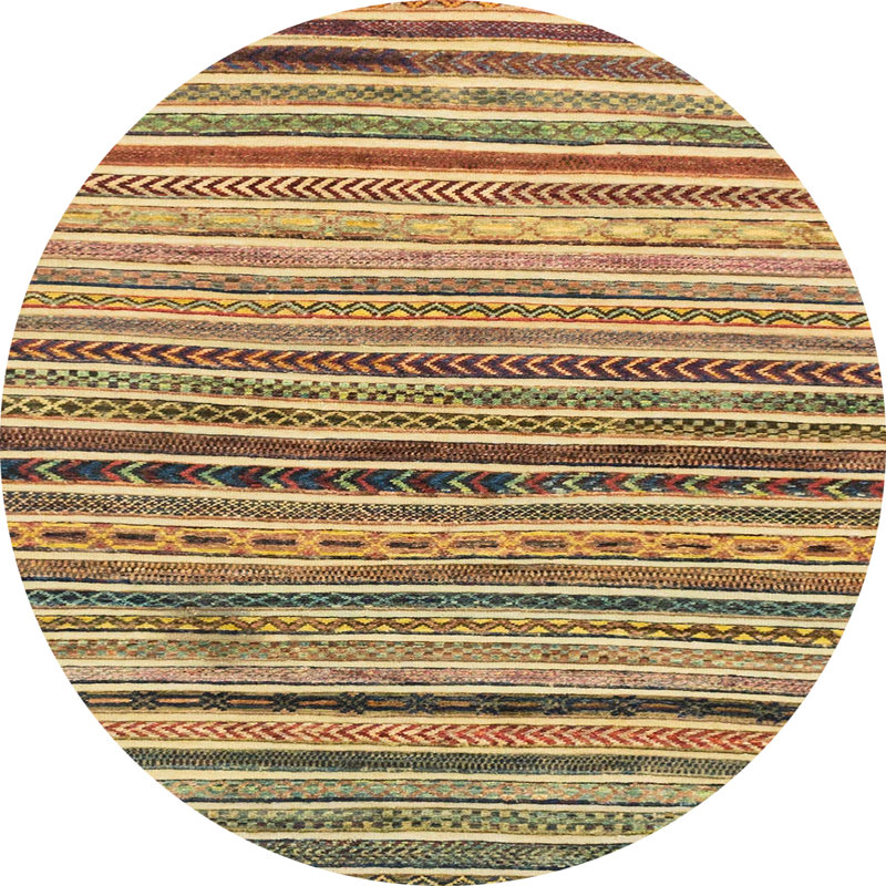 Abstract Indoor Rug, Round 3'