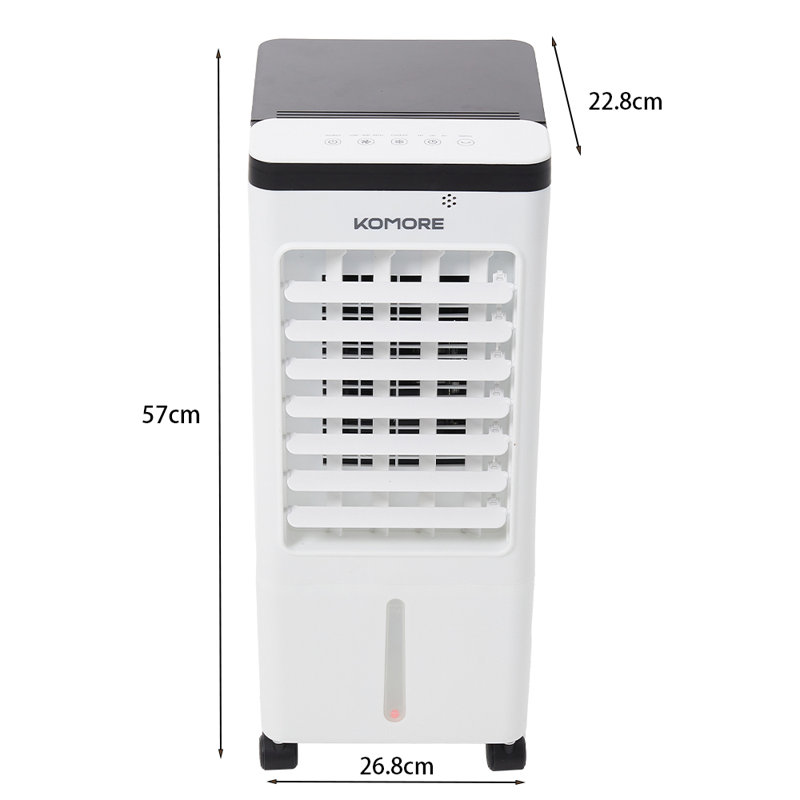 Metro Lane 62cm Oscillating Pedestal / Standing Fan Fan with Remote Included
