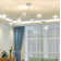 Brustrom Long 6fts 8-Light Sputnik Chandelier Ceiling Light Fixture with LED 3 Colour Bulbs