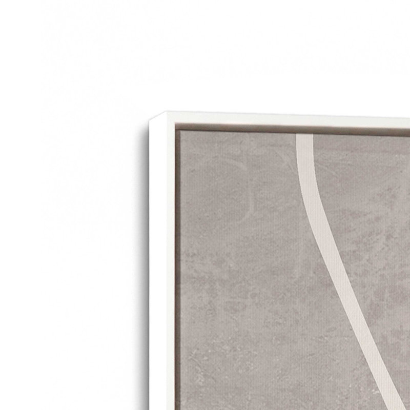 Silent Journey v1, impression, Toile à cadre flottant blanc opaque, H 36,75 po x l 24,75 po x P 1,75 po