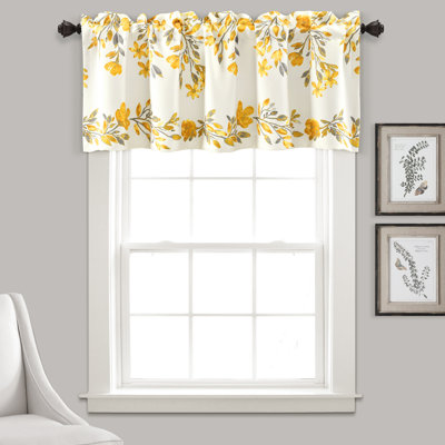 Tanisha Floral Tailored Window Valance