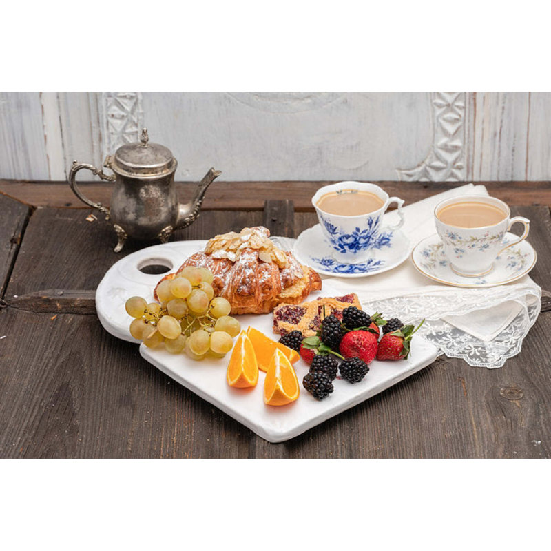 Hand Painted Ceramic Ceramic Cheese Board