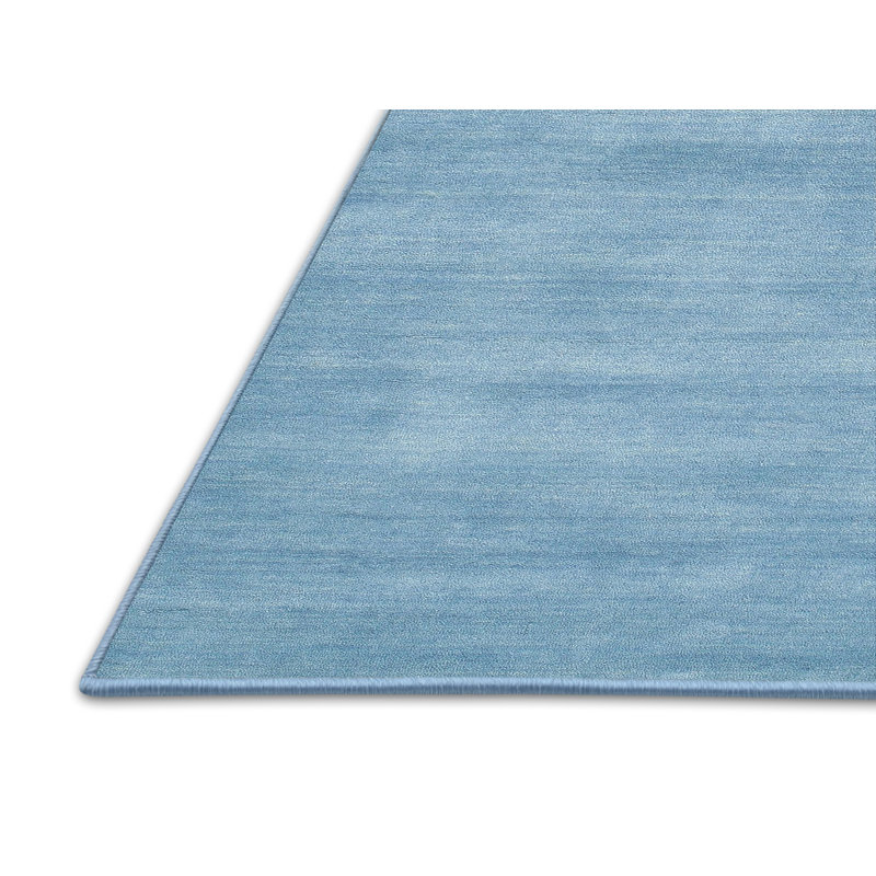 Tapis contemporain bleu, Rectangle 2 pi x 3 pi