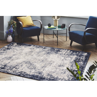 Abrienne Soft Border Blue/Grey Rug