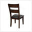 Mobilier de salle à manger de style transitionnel en cerisier avec placage en manguier