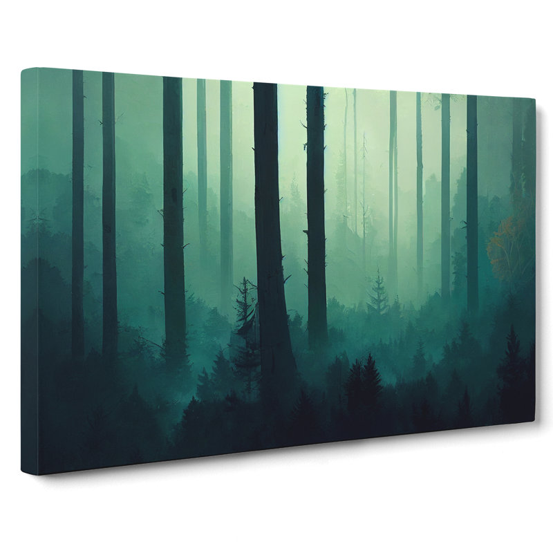 Mysterious Forest - Wrapped Canvas, 50cm H x 76cm W x 3cm D